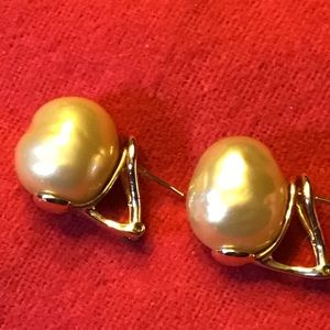 Majorica pearl 925 earrings